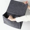 Carpeta de Felpa Gris Oscuro - Imagen 4