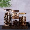 Envase De Vidrio Con Tapa de Madera - Imagen 2