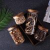 Envase De Vidrio Con Tapa de Madera - Imagen 3