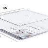 Contenedor Acrílico Transparente Cuadrado - Imagen 2