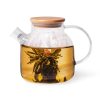 Tetera de Vidrio con Tapa de Bambú - Imagen 4