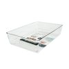 Bandeja Rectangular Acrílica Transparente