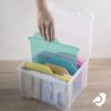 Caja Organizadora de Tarjetas con Separadores | Ordena Fácilmente