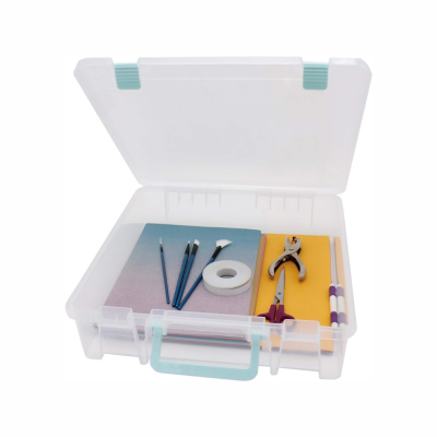 Caja de Manualidades y Arte – Práctico y Transparente Grande