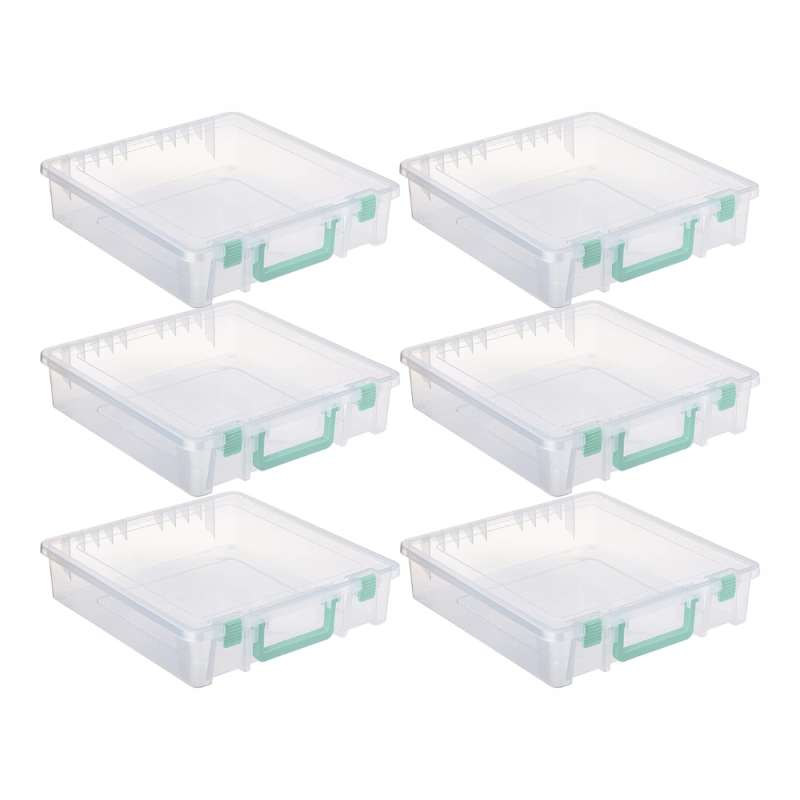 Caja de Manualidades y Arte – Práctico y Transparente Grande - Imagen 2