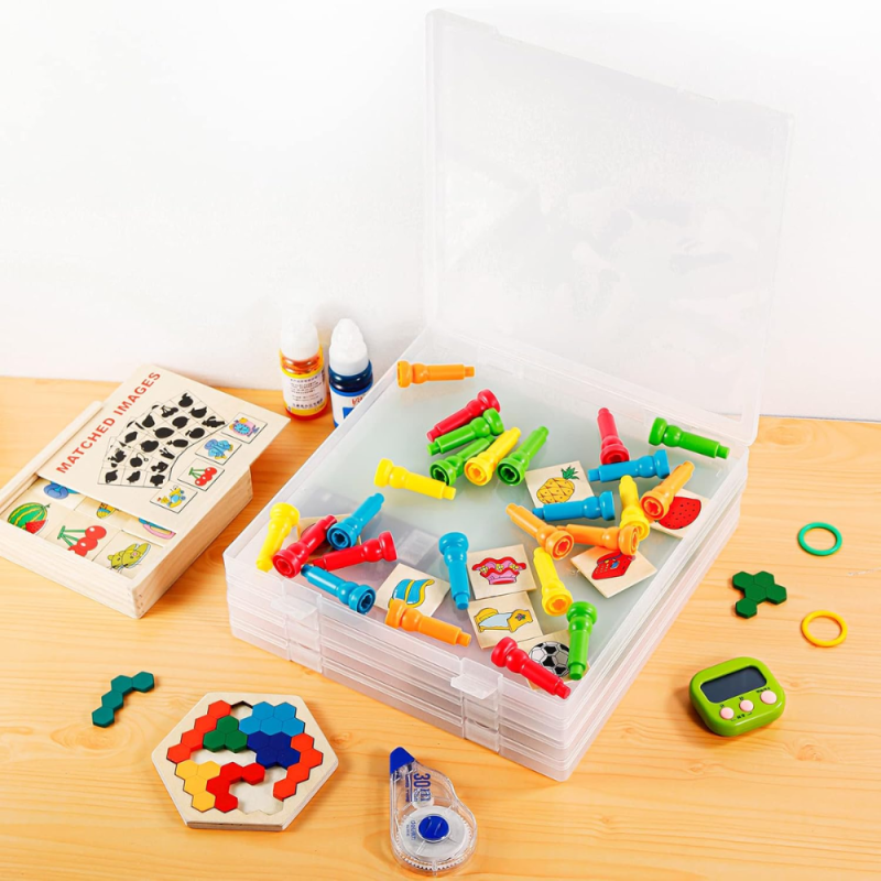 Caja de Almacenamiento para Scrapbooking y Manualidades delgada - Imagen 2