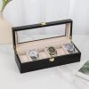 Caja de Almacenaje para Relojes y Lentes – 6 Compartimentos