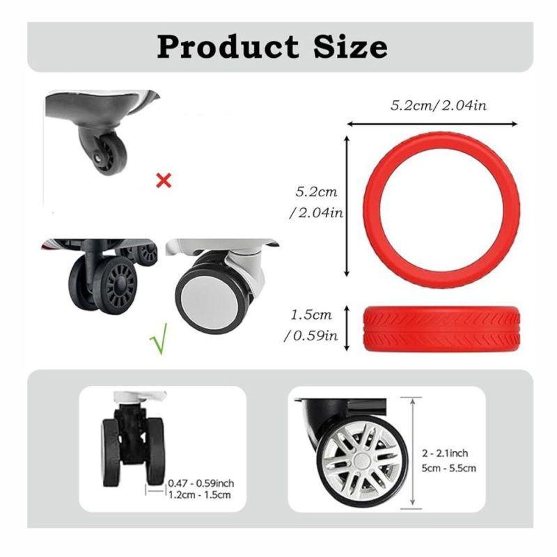 Protector para Llantas de Maletas o Sillas - Imagen 3