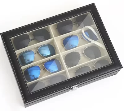 Caja de Almacenaje para Gafas – 8 Ranuras