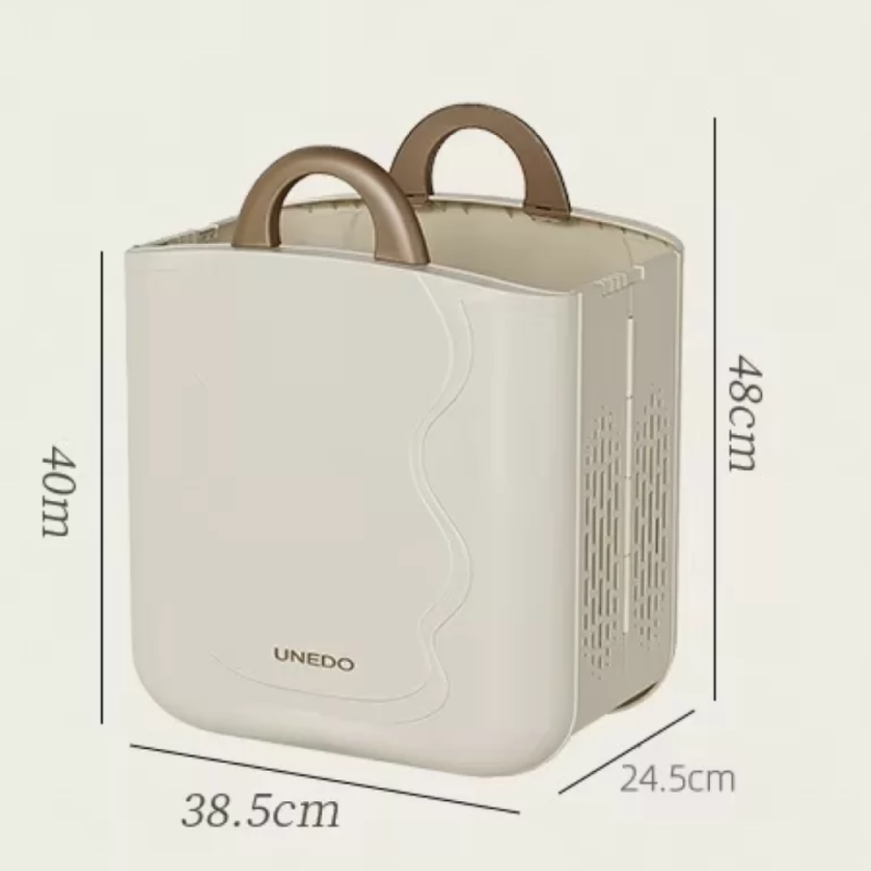 Canasta de Ropa Sucia de Pared Plegable - Imagen 3
